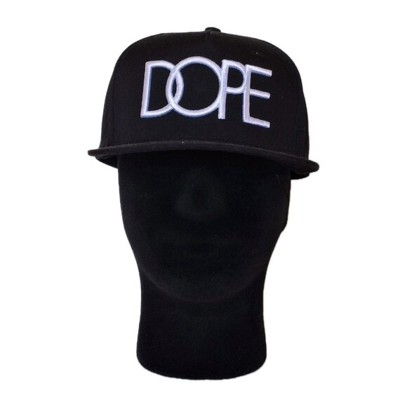 DOPE Men's Classic Logo Snapback Black One Size - Picture 1 of 6